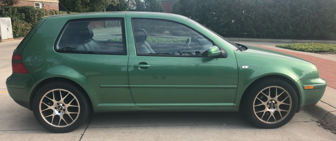 01 GTI Rave green GLX